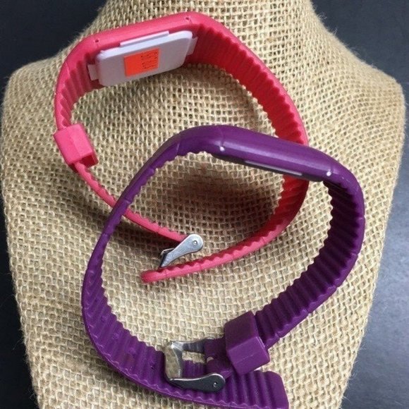 Silicone Watch Lot Pink Purple As Is - Picture 2 of 3